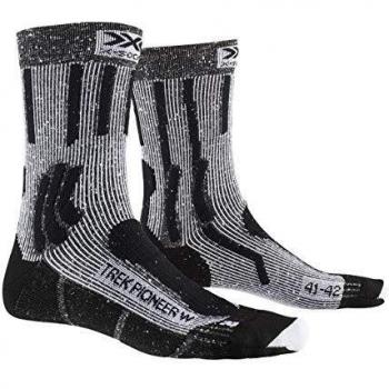 X-Socks Trek Pioneer Women Socks, Mujer, Opal Black/Flocculus White, 35-36