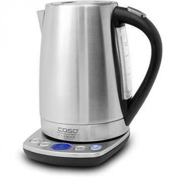 Caso WK 2200 2200-Tetera eléctrica, W, 1.7 litros, Acero Inoxidable, Negro/Metálico