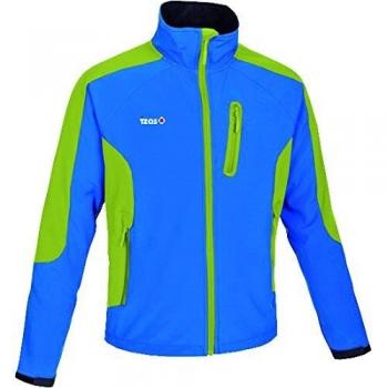 Izas Loire - Chaqueta Softshell para hombre, color azul royal / verde claro, talla XXL