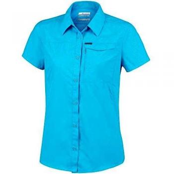 Columbia Silver Ridge 2.0 Shorts Sleeve Camisa para Mujer, Atoll, Extra-Large