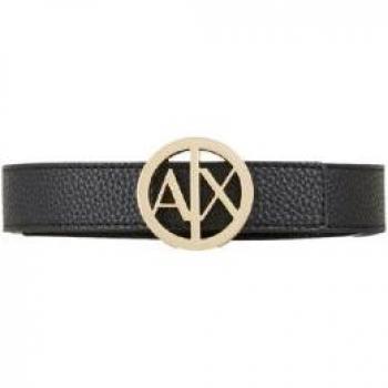Cinturón Casual Sintético Negro Armani Exchange para Mujer 65cm Imitación Cuero 2024