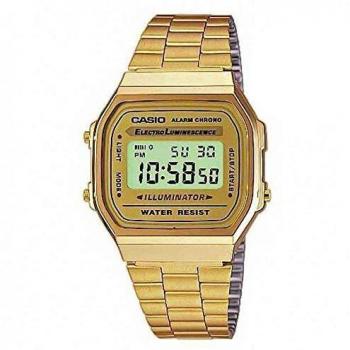 Casio Men's A168WG-9W Digital Stainless-Steel Quartz Fashion Watch