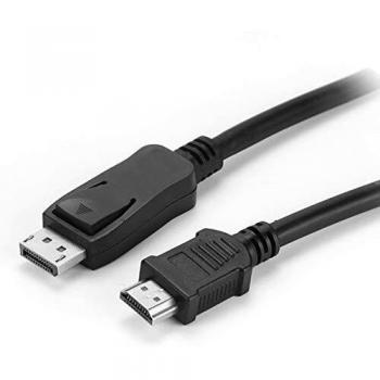 Value 11995784 Cable DisplayPort DP Macho a HDTV Macho, 10 m, Color Negro