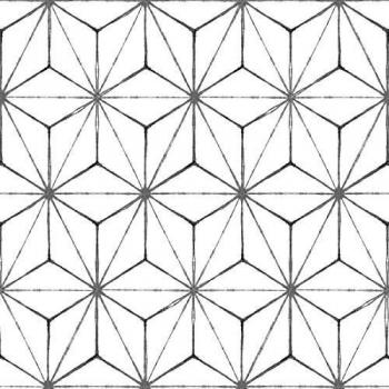 WallPops FP2481 Kikko Peel & Stick Floor Tiles, Whites & Off-Whites, Set of 10 Pieces