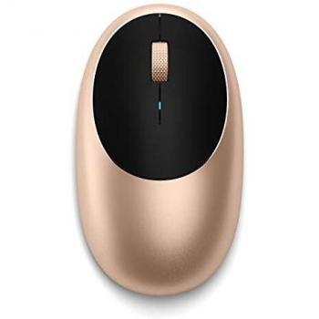 Satechi M1 Wireless Bluetooth Optical Mouse - Ambidextrous, Rechargeable, Gold