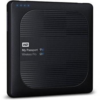 Western Digital WD 2TB My Passport Wireless Pro Portable External Hard Drive - WIFI USB 3.0 - WDBP2P0020BBK-NESN