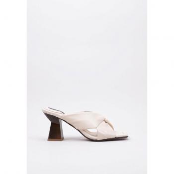 KRACK HARMONY - VILMA Mule Tacón mujer Beige