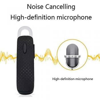 SATYCON Auricular Manos Libres Bluetooth BT4.1X2 Negro