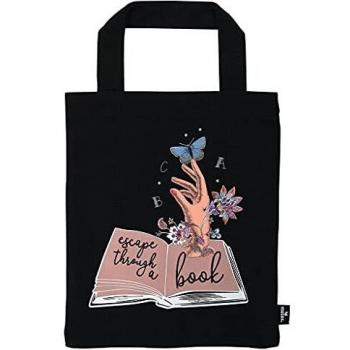 moses. Bolsa para Libros – Escape Through a Book – Bolsa pequeña de 100% algodón para Libro Vielleser