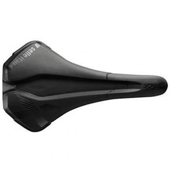 Selle Italia - Sillìn Bicicleta MTB X-LR Air Cross TM, Rail Manganese Tubo Ø7, Sillìn Off-Road Perfomance Rpu, Comfort, Amortiguador, Bordes Reforzados, Negro