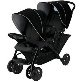 Graco Stadium Duo Click Connect - Silla de paseo, color gris/negro