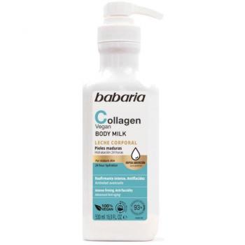 Babaria Collagen Body Milk 500ml - Loción corporal reafirmante para pieles maduras