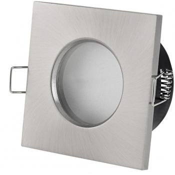 Portalámparas Cuadrado de Acero para Focos LED MR16 PAR16 75mm