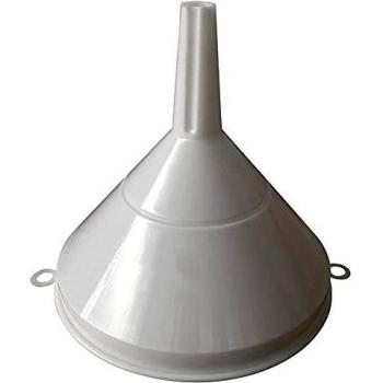Embudo Plástico de 30 cm con Soporte para Filtro