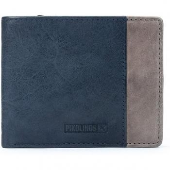 COMPLEMENTOS MAC - Cartera de piel para hombre en color azul