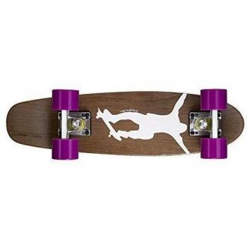 Ridge Madera Mini Cruiser Number One Skateboard, MPB-22-NR1 Morado Morado