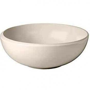 Villeroy & Boch NewMoon Ensaladera M 23 cm, 2.2L, Porcelana Blanca, Apta para Lavavajillas y Microondas