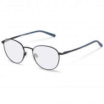 Rodenstock R7115 D 52 Lentes Recetadas para Hombre Negros, Armazones para Hombre Negros, Gafas Recetadas para Hombre Negras