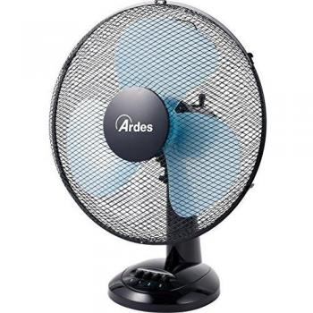 Ventilador de Mesa Ardes AR5EA40 3 Velocidades 40 cm Color Negro y Azul 55W