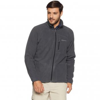 Columbia Fast Trek II Full Zip Fleece - Forro polar para hombre, color gris, talla L