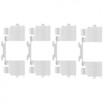 Kit de accesorios para pastillas de frenos HELLA 8DZ 355 205-111 - Compatible con Citroen, Fiat, Iveco y Peugeot - Sistema de frenos Brembo