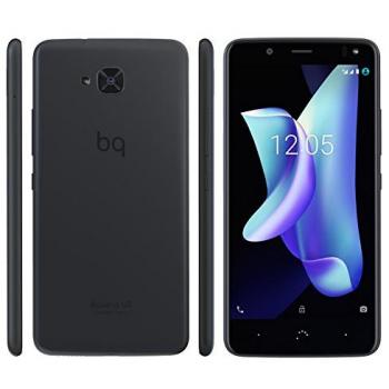 BQ Aquaris U2 Negro Carbón - Smartphone 5.2 con 16GB de Almacenamiento, 2GB RAM, Cámara de 13MP, Qualcomm Snapdragon 435 Octa Core y Android 8 Oreo