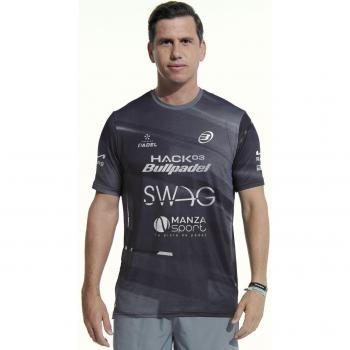 Camiseta Bullpadel Adula Negro Paquito Navarro SS24