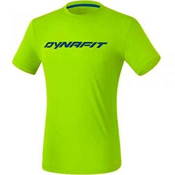 Camiseta de Trail Running Dynafit Traverse 2 para Hombre - Manga Corta, Talla 52, Color Amarillo Fluo