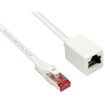 Cable de red Cat6 S/FTP Blanco 0,5 m con protección contra tirones