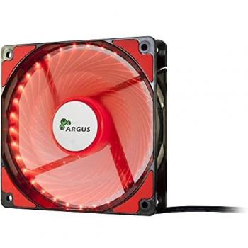 Inter-Tech L-12025 Ventilador 120mm LED Rojo