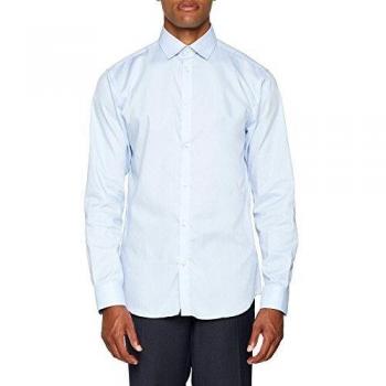 SELECTED HOMME Shdonenew-Mark Shirt LS Camisa, Azul