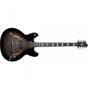 Guitarra Eléctrica Hollowbody Hagstrom Viking DLX Baritone CBB