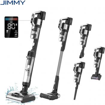 Aspiradora y Lavadora Inalámbrica 5 en 1 JIMMY PW11 Pro Max, Potencia de 460W, Doble Limpieza con Cepillos Dobles, Secado Rápido con Aire Caliente,