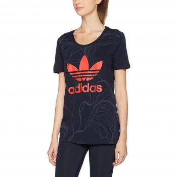 adidas Trefoil Tee Camiseta, Mujer, Negro
