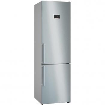 Bosch Serie 6 KGN39AIBT Frigorífico Combi de Libre Instalación NoFrost, 2.03 Metros, Clase Energética B, Acero Inoxidable, Capacidad Total