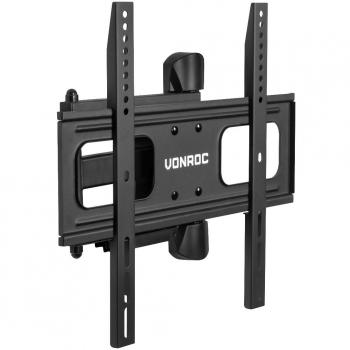 Soporte de pared para TV universal con movimiento completo para televisores de 37 a 75 pulgadas, capacidad hasta 50 kg, incluye material de montaje