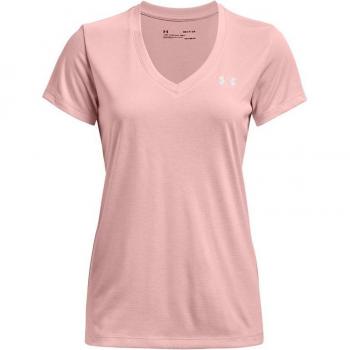 Camiseta Deportiva de Manga Corta Under Armour Tech SSV Rosa