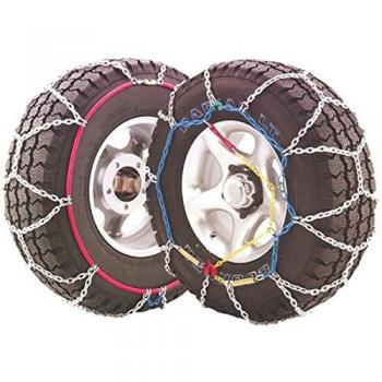 J-4X4 - Juego de dos cadenas de nieve para todo terrenos y SUV talla 380, válidas para neumáticos: 205/75_R14, 205/80_R14, 205/_R14, 215/75_R14, 195/80_R15, 195/_R15, 205/70_R15, 205/75_R15, 215/65_R15, 215/70_R15, 225/60_R15, 235/60_R15, 185/75_R16, 20
