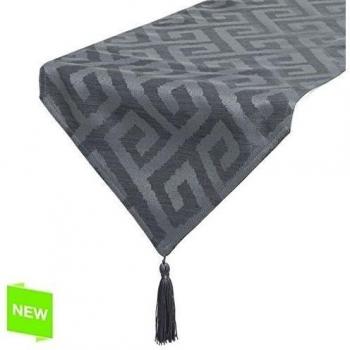 Camino De Mesa Jacquard 35x135 Gris