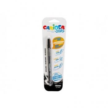 Bolígrafo Borrable Carioca Negro 0,7mm - Ideal para Escritura