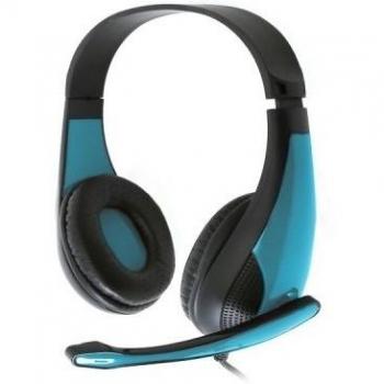 OMEGA FREESTYLE CASCO+MIC PC GAMING FH4008BL AZUL