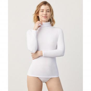 Camiseta térmica de mujer Ysabel Mora de cuello alto lisa
