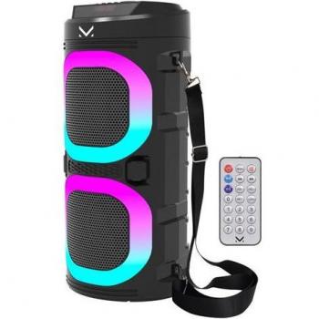 Altavoz inalámbrico Majestic Fire 9, plástico negro, 16x41,5x16 cm