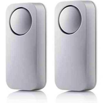Sensor de rotura de vidrio con alarma - 2 unidades