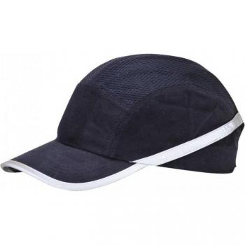 Portwest Gorra de béisbol de seguridad PW099 para hombre con ventilación y protección contra impactos