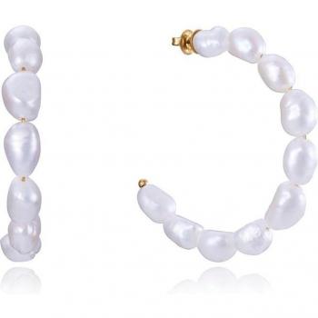 Pendientes Mujer Viceroy Chic de Acero con Perlas Naturales Blancas