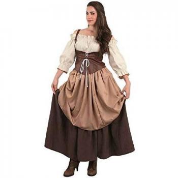 Tus disfraces baratos DISFRAZ HORTELANA MEDIEVAL DONCELLA TALLA 42