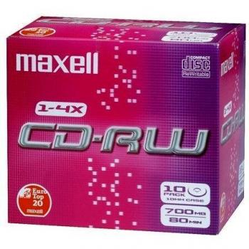Maxell MAX-CRW14JC - CD-RW vírgenes