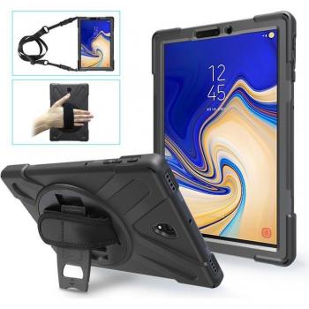 Estuche Protector Completo eSTUFF para Samsung Galaxy Tab A 10.5 - Silicona y Policarbonato - Negro