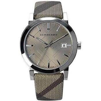Burberry Heritage Womens Analogue Quartz Watch with Nylon Bracelet BU9023
